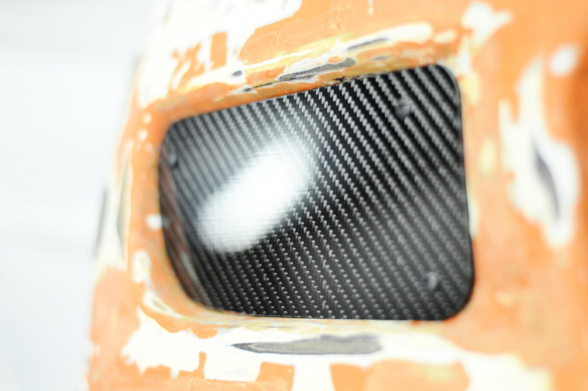 CARBON FIBER Honda Civic EG EG6 Front Bumper JDM Air Duct DELETE PANEL for 92-95 Honda Civic