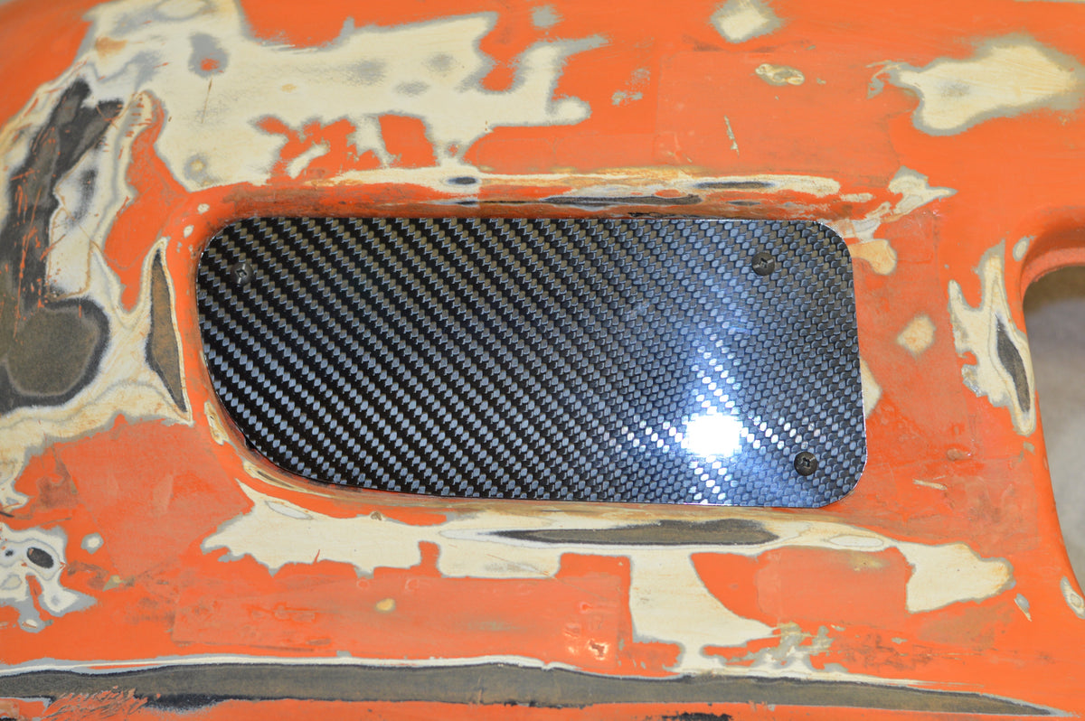 CARBON FIBER Honda Civic EG EG6 Front Bumper JDM Air Duct DELETE PANEL for 92-95 Honda Civic