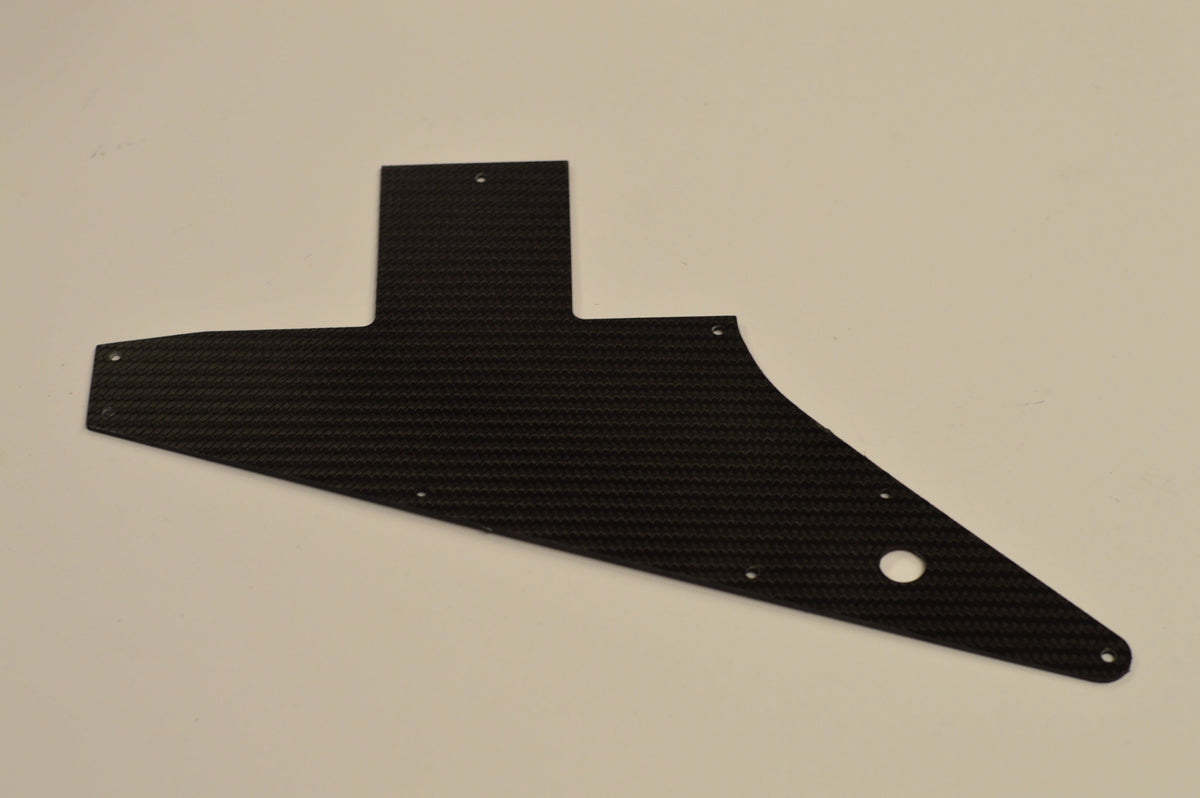 CARBON FIBER Custom 76 Explorer Re-Issue Style Guitar Pick Guard for Gibson