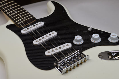 Fender Strat Stratocaster 11 Hole CARBON FIBER pickguard SSS