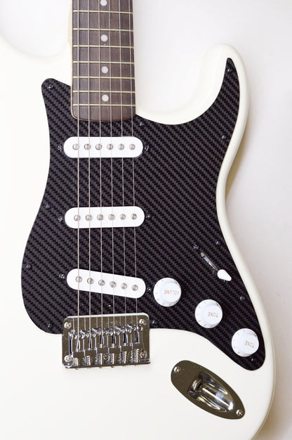 Fender Strat Stratocaster 11 Hole CARBON FIBER pickguard SSS