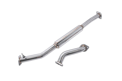 2022-Present Toyota GR86 Subaru BRZ BOSO Style Muffler Delete Burnt Tip Cat Back Exhaust