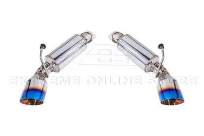 2009-2021 Nissan 370Z Muffler Axle Back Burnt Tips Exhaust