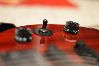 100% CARBON FIBER Toggle Switch Washer Ring for Gibson - Les Paul, SG, ES