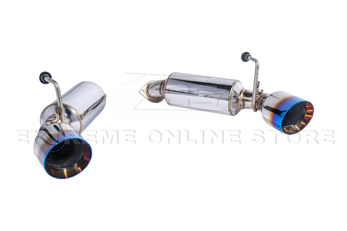2014-2016 Infiniti Q60 Muffler Axle Back Burnt Tips Exhaust