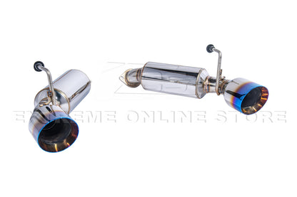 2014-2016 Infiniti Q60 Muffler Axle Back Burnt Tips Exhaust