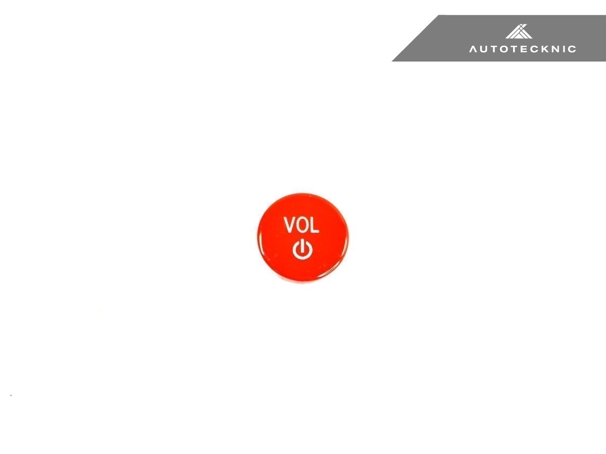 AutoTecknic Bright Red Audio Volume Button - BMW G14/ G15/ G16 8-Series