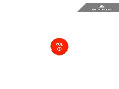 AutoTecknic Bright Red Audio Volume Button - BMW F95 X5M | F96 X6M 2020–2023