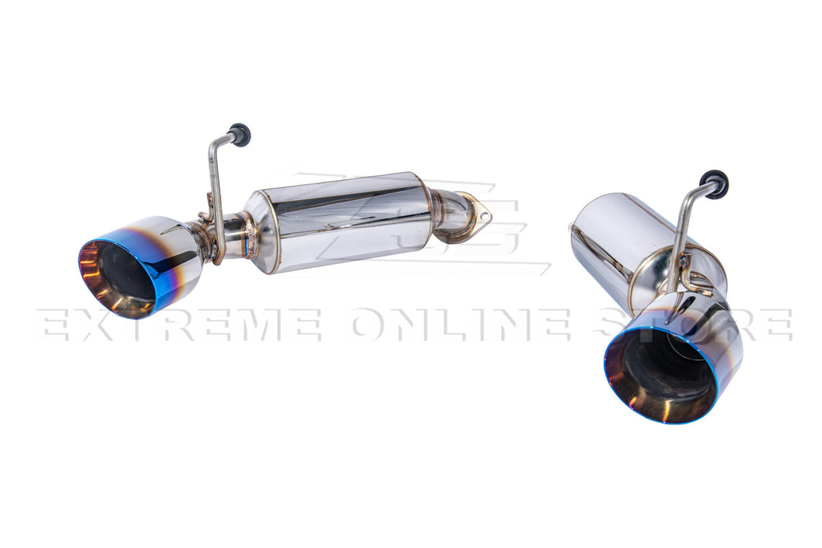 2014-2016 Infiniti Q60 Muffler Axle Back Burnt Tips Exhaust