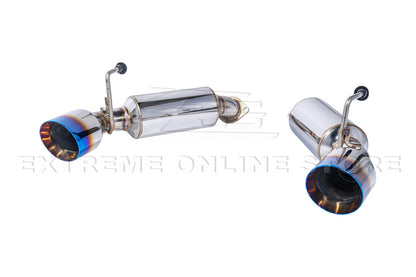 2014-2016 Infiniti Q60 Muffler Axle Back Burnt Tips Exhaust