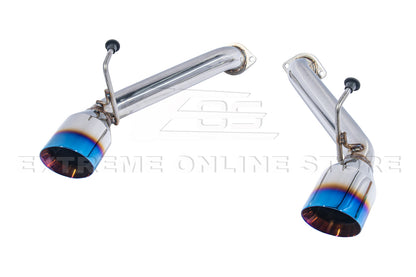 2009-2021 Nissan 370Z Z34 Muffler Delete Axle Back Burnt Tips Exhaust