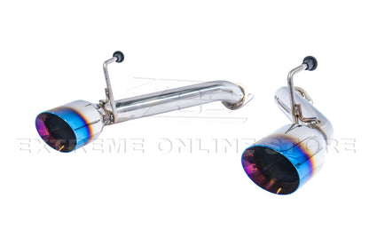 2008-2013 Infiniti G37 Coupe Muffler Delete Axle Back Burnt Tips Exhaust