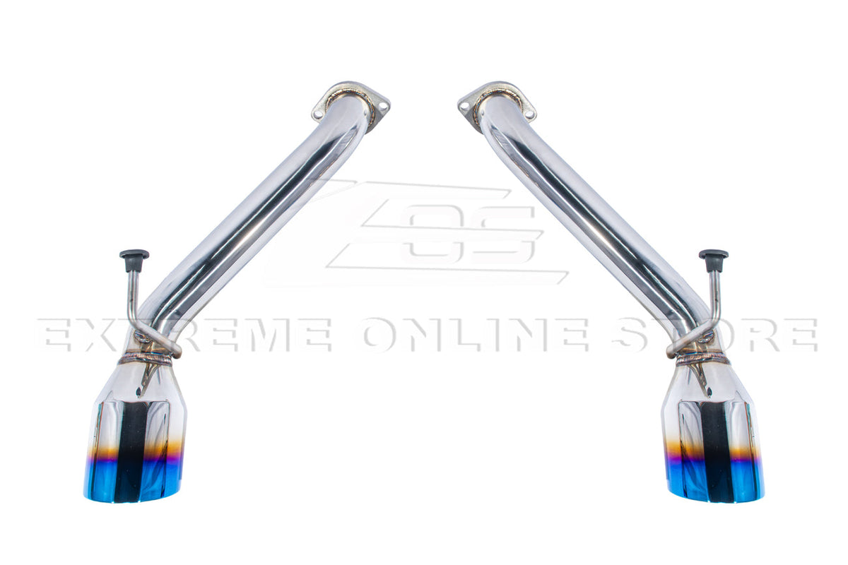 2008-2013 Infiniti G37 Coupe Muffler Delete Axle Back Burnt Tips Exhaust