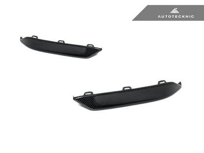 AutoTecknic Performance Dry Carbon Splitter Set - BMW F9X M8