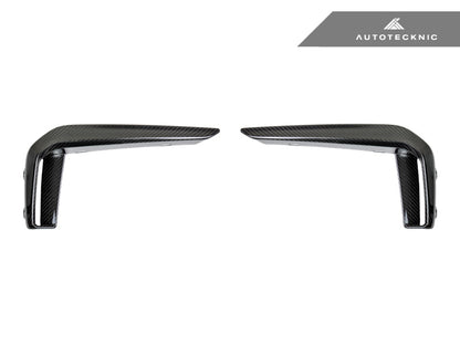 AutoTecknic Dry Carbon Front Bumper Trim - BMW G30 5-Series M-Sport