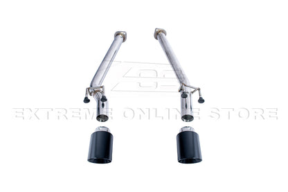 2005-2006 Pontiac GTO Muffler Delete Dual Black Tips Axle Back Exhaust
