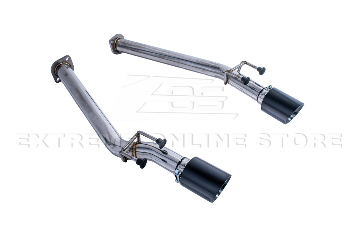 2005-2006 Pontiac GTO Muffler Delete Dual Black Tips Axle Back Exhaust