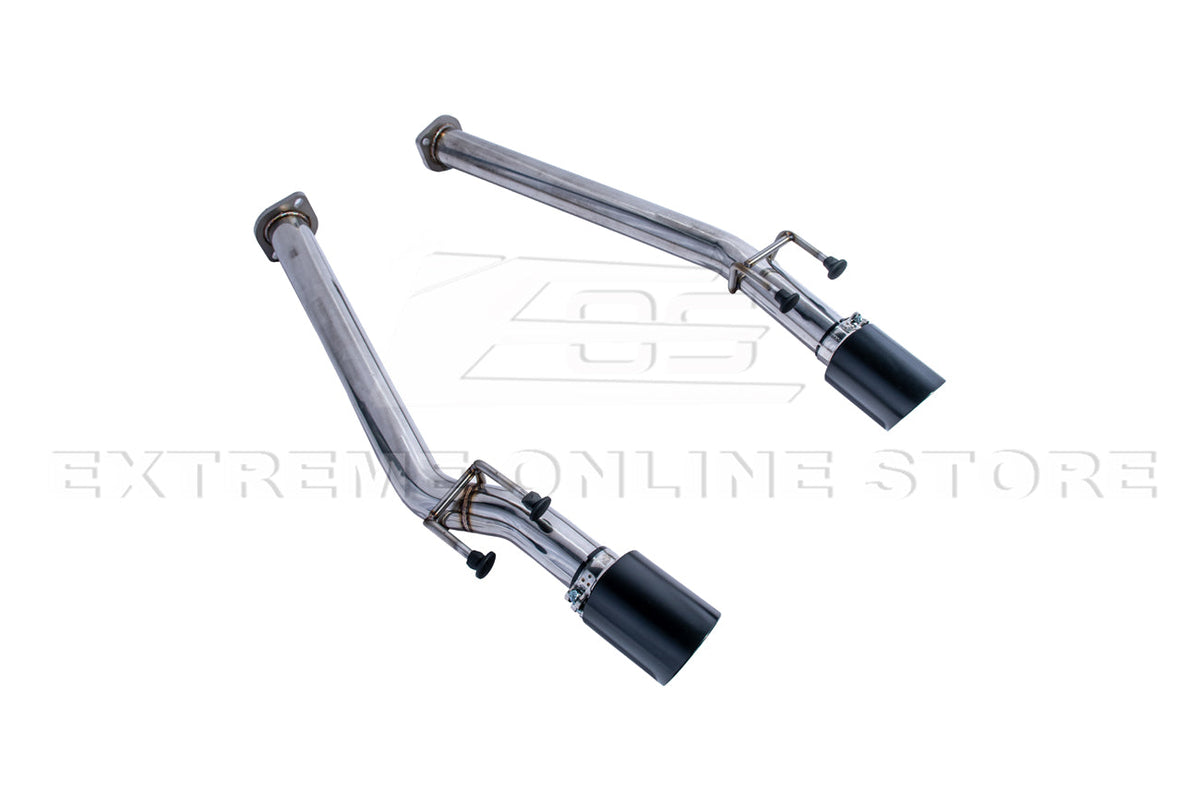 2005-2006 Pontiac GTO Muffler Delete Dual Black Tips Axle Back Exhaust