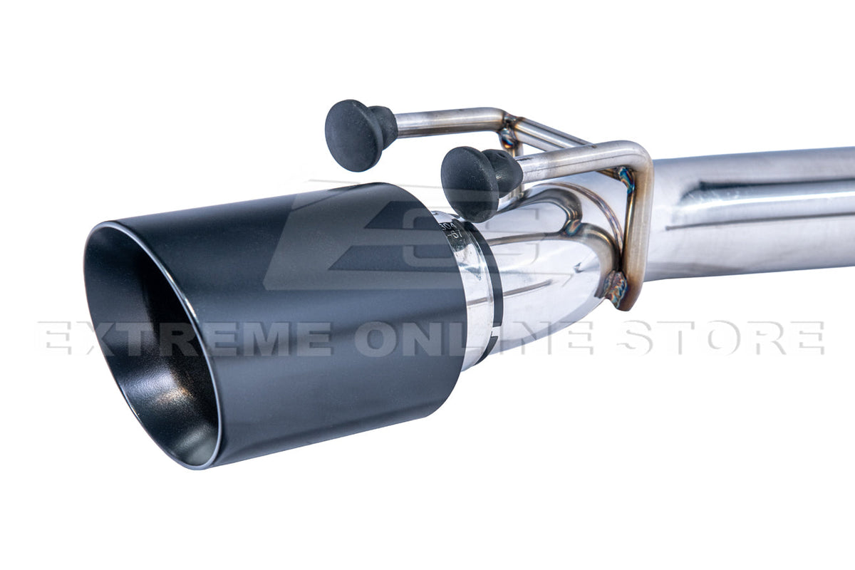2005-2006 Pontiac GTO Muffler Delete Dual Black Tips Axle Back Exhaust