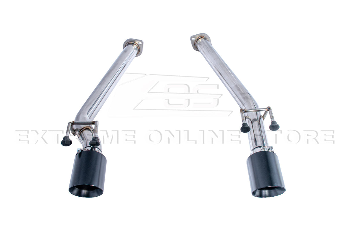 2005-2006 Pontiac GTO Muffler Delete Dual Black Tips Axle Back Exhaust