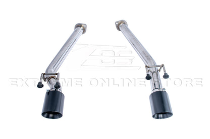 2005-2006 Pontiac GTO Muffler Delete Dual Black Tips Axle Back Exhaust