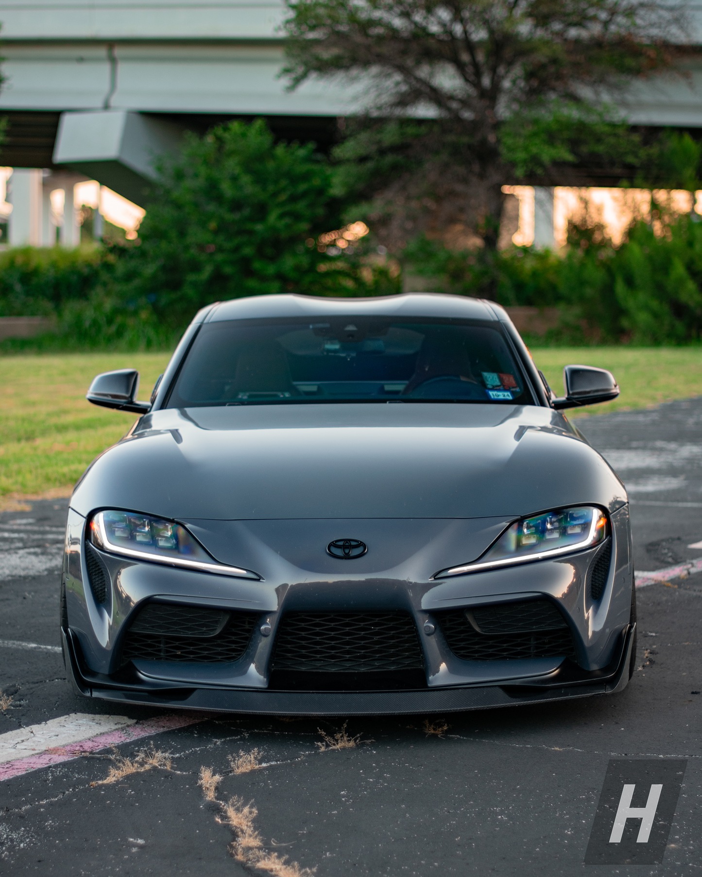 AG Style Carbon Fiber Front Lip - A90 Supra