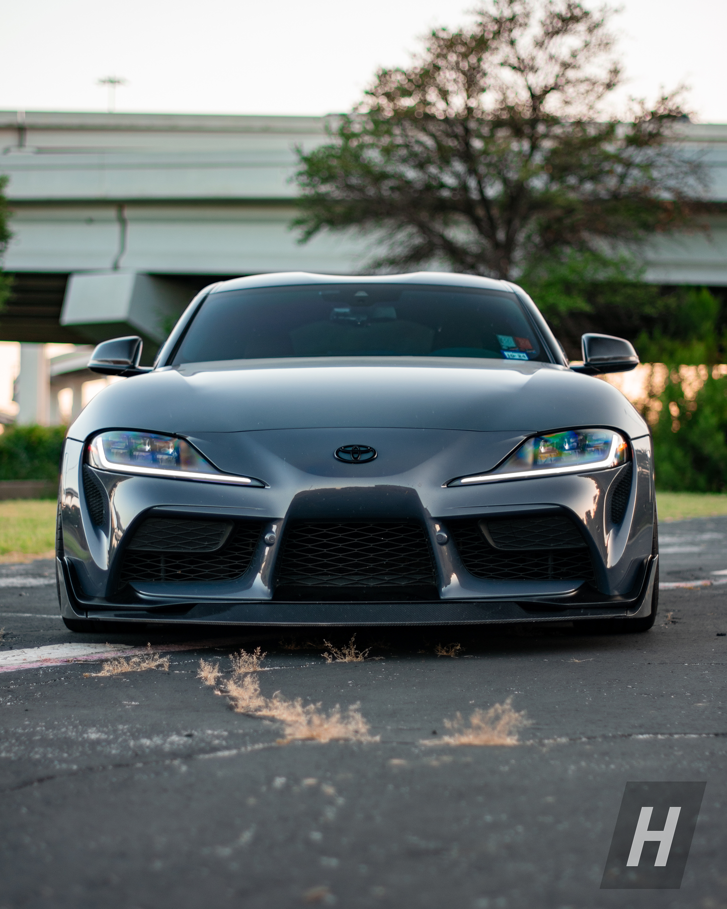 AG Style Carbon Fiber Front Lip - A90 Supra