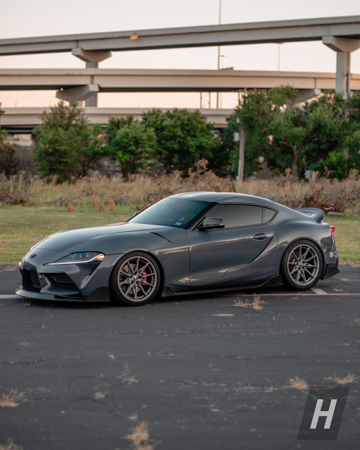 AG Style Carbon Fiber Front Lip - A90 Supra