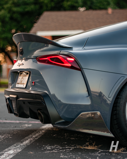 AG Style Carbon Fiber Trunk Spoiler - A90 Supra