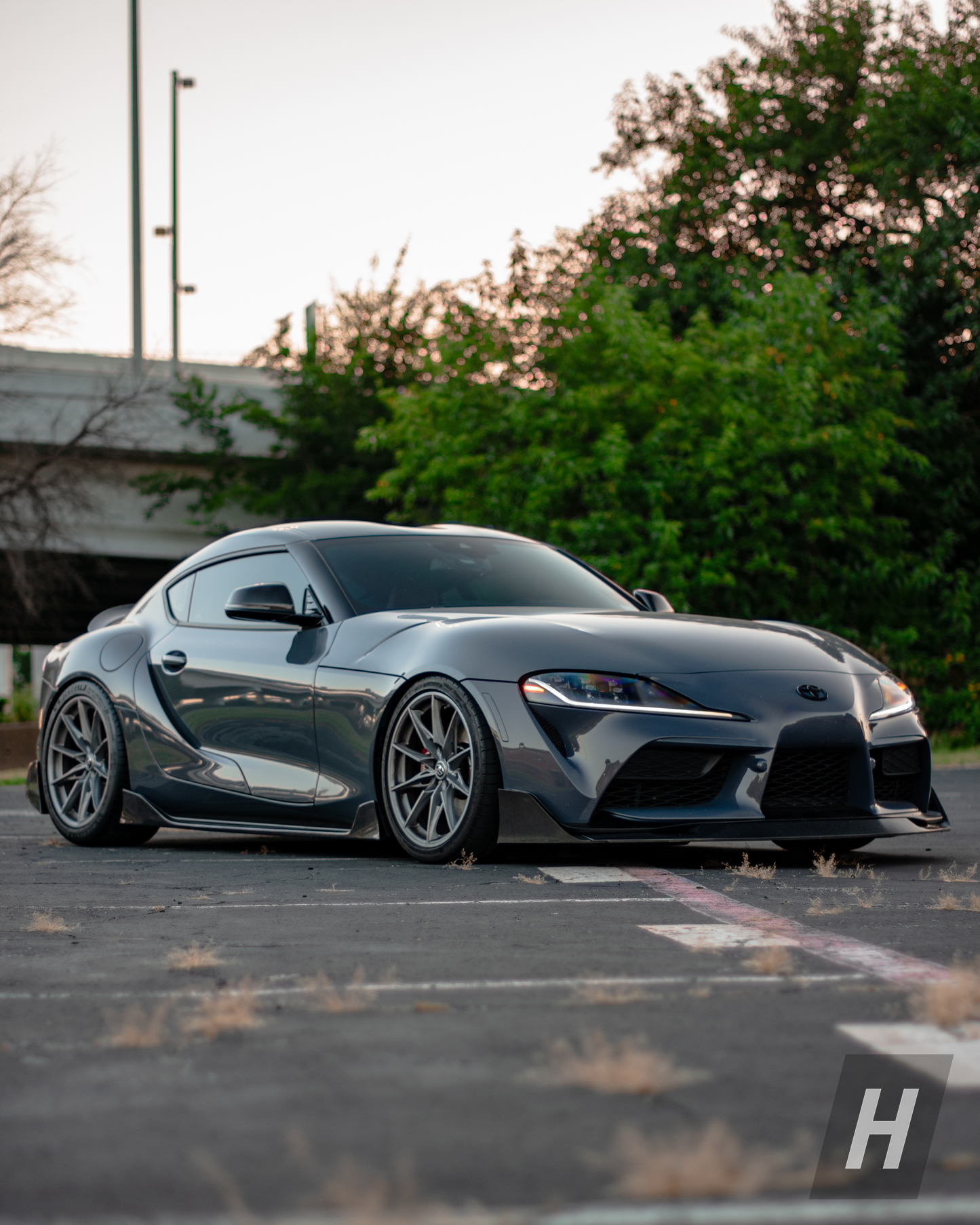 AG Style Carbon Fiber Front Lip - A90 Supra