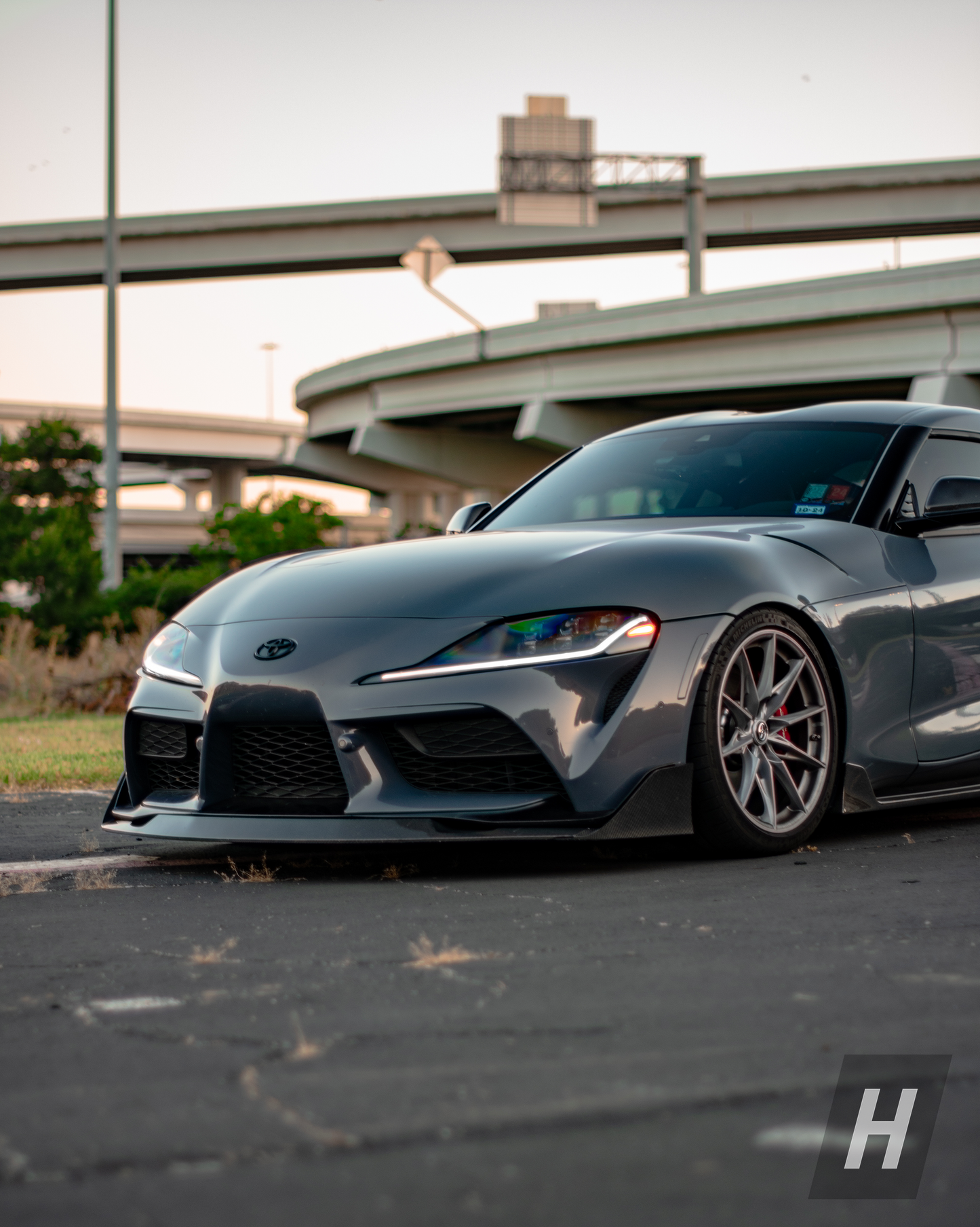 AG Style Carbon Fiber Front Lip - A90 Supra
