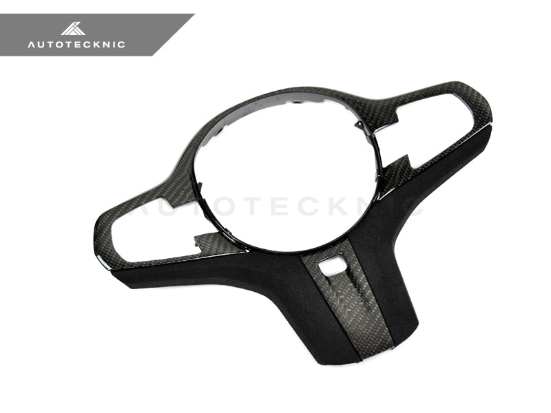 AutoTecknic Carbon Alcantara Steering Wheel Trim - BMW G11/ G12 7-Series