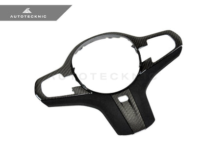 AutoTecknic Carbon Alcantara Steering Wheel Trim - BMW G11/ G12 7-Series