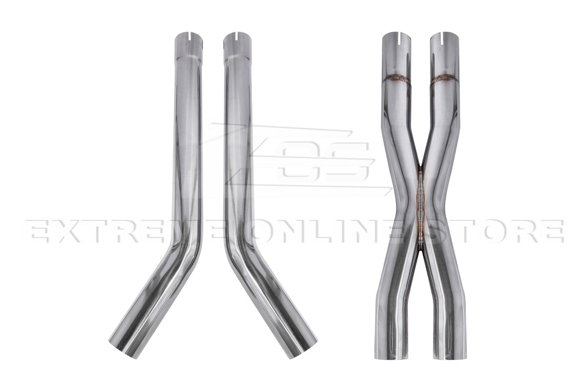 2015-Present Ford Mustang GT Straight Mid Pipe Exhaust