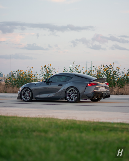AG Style Carbon Fiber Side Skirt Extensions - A90 Supra
