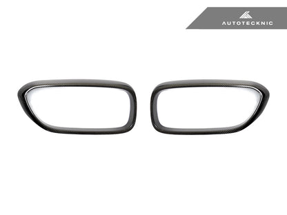 AutoTecknic Carbon Fiber Front Grille Surround Set - BMW F90 M5