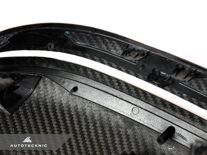 AutoTecknic Replacement Version II Dry Carbon Mirror Covers - BMW G30 5-Series | G32 6-Series GT | G11 7-Series
