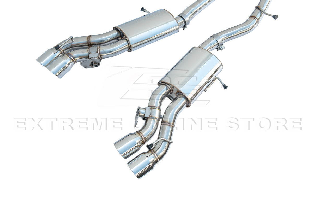2016-2019 Cadillac CTS-V Muffler Resonated Cat Back Exhaust
