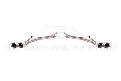 2024-Present Ford Mustang GT Muffler Delete Axle Back Quad Tips Exhaust