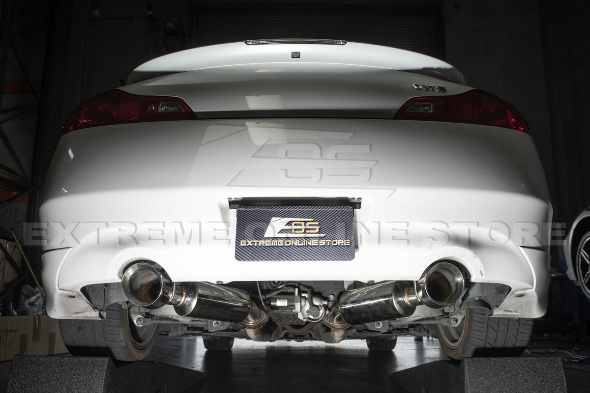2008-2013 Infiniti G37 Coupe Muffler Axle Back Dual Tips Exhaust