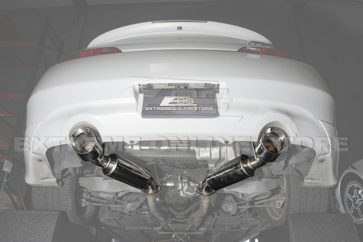 2008-2013 Infiniti G37 Coupe Muffler Axle Back Dual Tips Exhaust