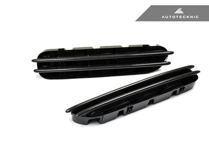 AutoTecknic Replacement Carbon Fiber Fender Gills - BMW E60 M5
