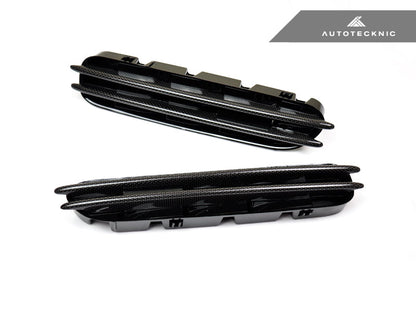 AutoTecknic Replacement Carbon Fiber Fender Gills - BMW E60 M5