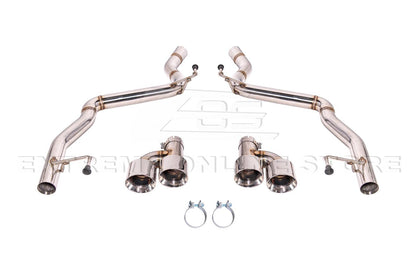 2024-Present Ford Mustang GT Muffler Delete Axle Back Quad Tips Exhaust
