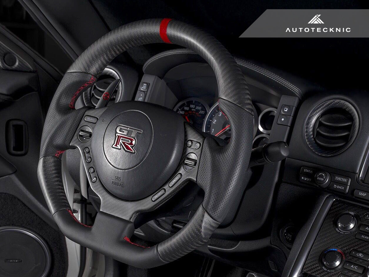 AutoTecknic Carbon Fiber Steering Wheel - Nissan R35 GTR 2009-2017