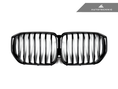 AutoTecknic Gloss Black Front Grille - BMW G05 X5 Pre-LCI