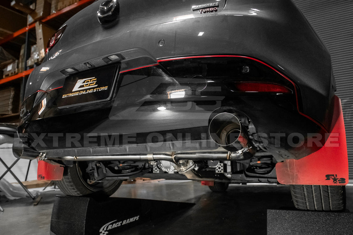 2019-Present Mazda 3 Hatchback | CX-30 Muffler Delete Burnt Tip Axle Back Exhaust
