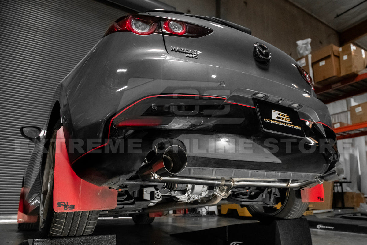 2019-Present Mazda 3 Hatchback | CX-30 Muffler Delete Burnt Tip Axle Back Exhaust