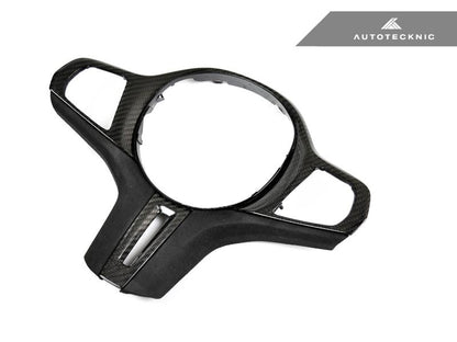 AutoTecknic Carbon Alcantara Steering Wheel Trim - BMW F40 1-Series