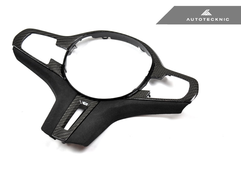 AutoTecknic Carbon Alcantara Steering Wheel Trim - BMW G01 X3 | G02 X4